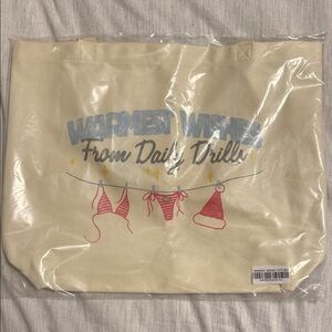 Daily Drills Cream Tote